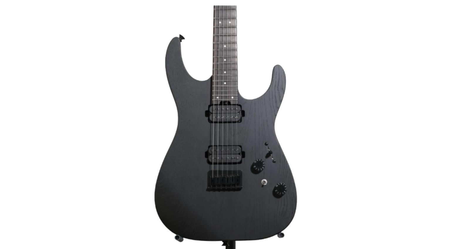 Charvel Pro-Mod Plus Dinky DK24 HH HT Electric Guitar - Black Ash