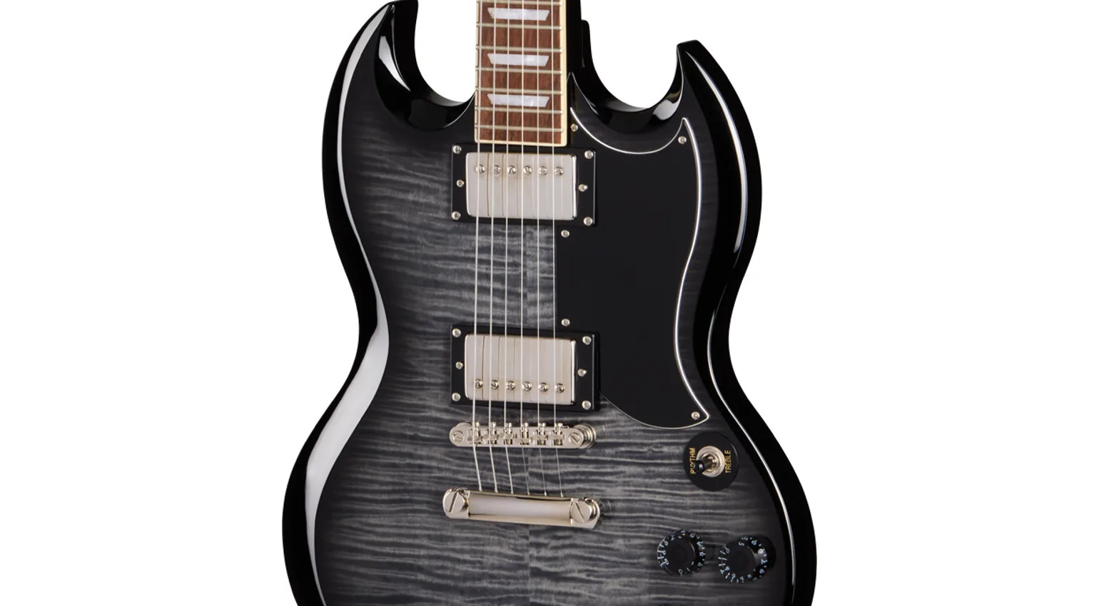 Epiphone SG Tribute Plus Electric Guitar - Transparent Ebony