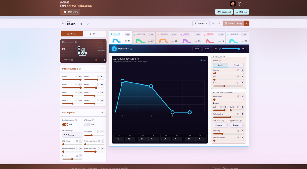 FM-1 browser Editor