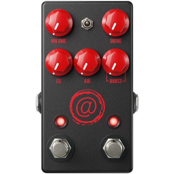 JHS AT Andy Timmons Drive V2 Pedal - Black with Red Logo