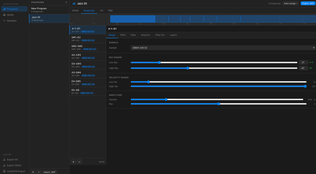 S6000 Editor