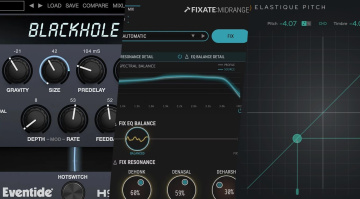 Eventide, Newfangled Audio, zplane: 3 Strong Plugin Deals for Massive Reverb, Smart Midrange Correction, and Pitch Shifting