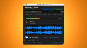 AudioRoute: Flexibly Re-Route and Capture Your System Audio