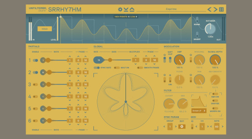 Unfiltered Audio Sinusoidal Run Rhythm: A Microtemporal Rhythmic Processor