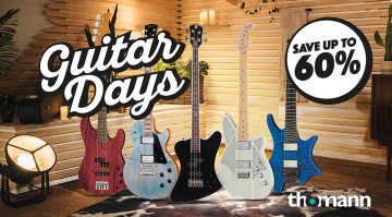 Thomann Guitar Days 2026: Save up to 60 percent on Guitars from ESP, Squier, Gibson, and more!