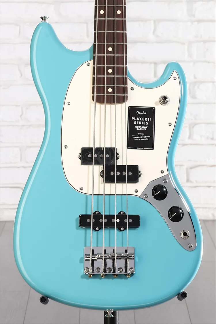 Fender Player II Mustang Bass PJ - Aquatone Blue 