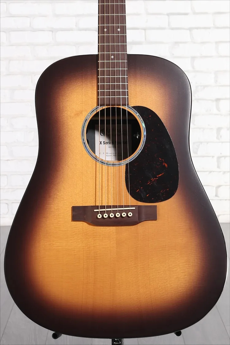 Martin D-X2E Acoustic-electric Guitar - Vintage Burst