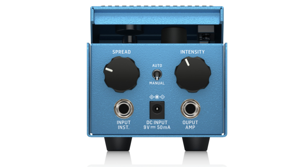 Controls and I/O at the top