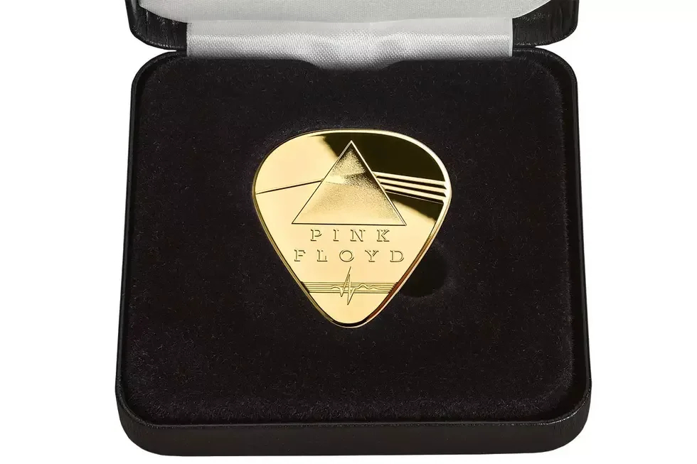 Dark Side of the Moon Pink Floyd Gold Plectrum