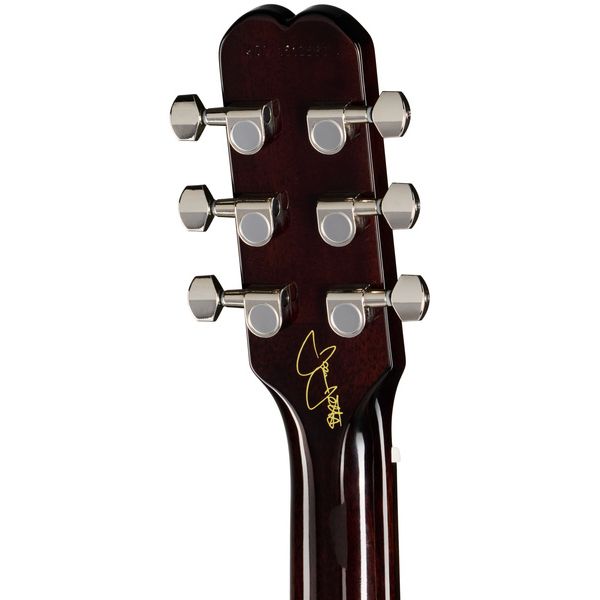 Epiphone Joan Jett Olympic Special, Vintage Sunburst headstock signature