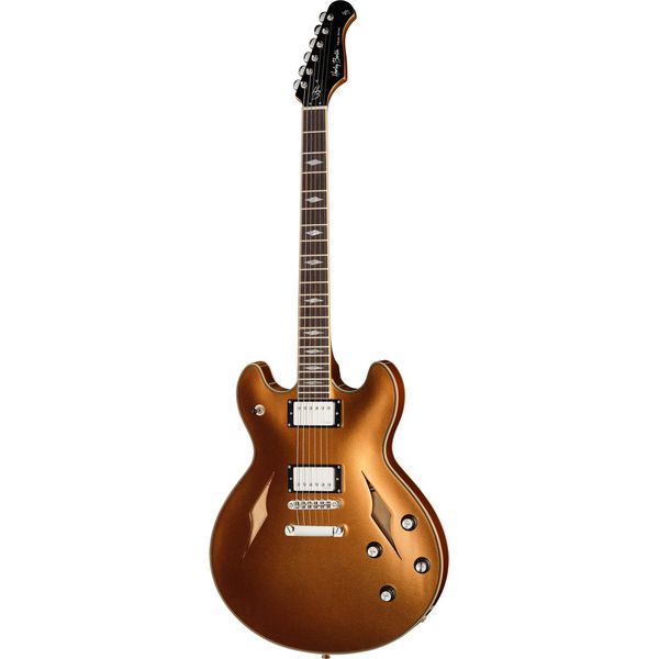 Harley Benton HB-35TL Tesla Golden Mist