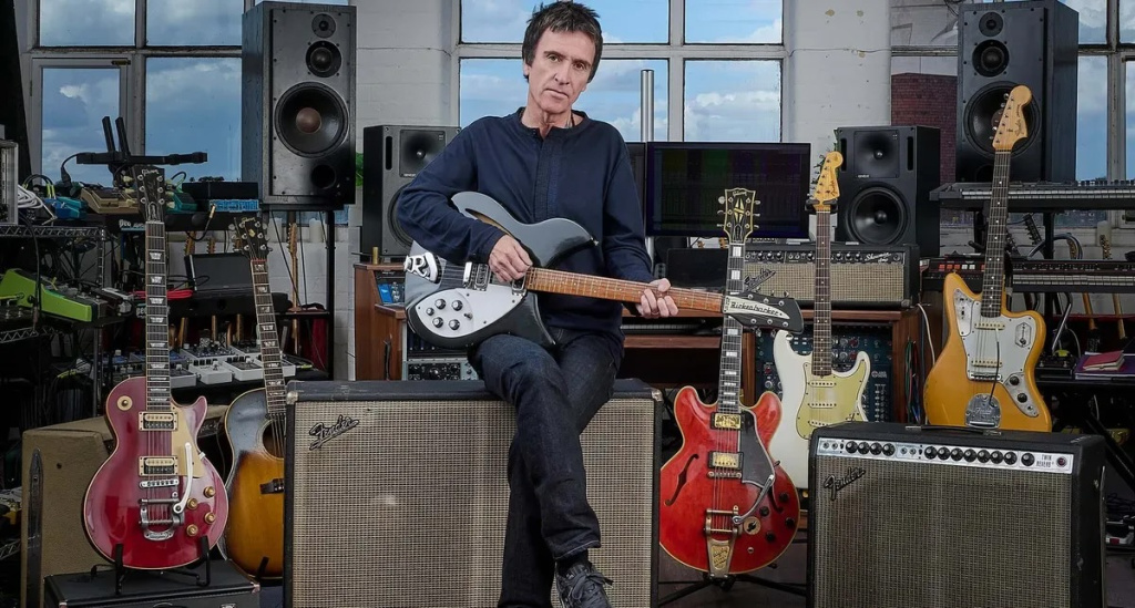 Johhny Marr and his guitars