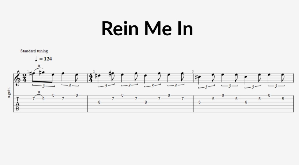 Rein Me In TAB 
