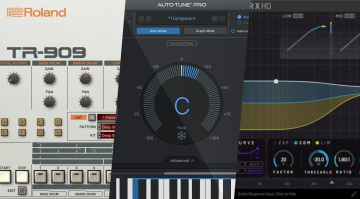 Roland TR-909, Antares AutoTune, tc electronic: 3 Strong Plugin Deals for Fat Drums, Vocal Tuning, and Mastering