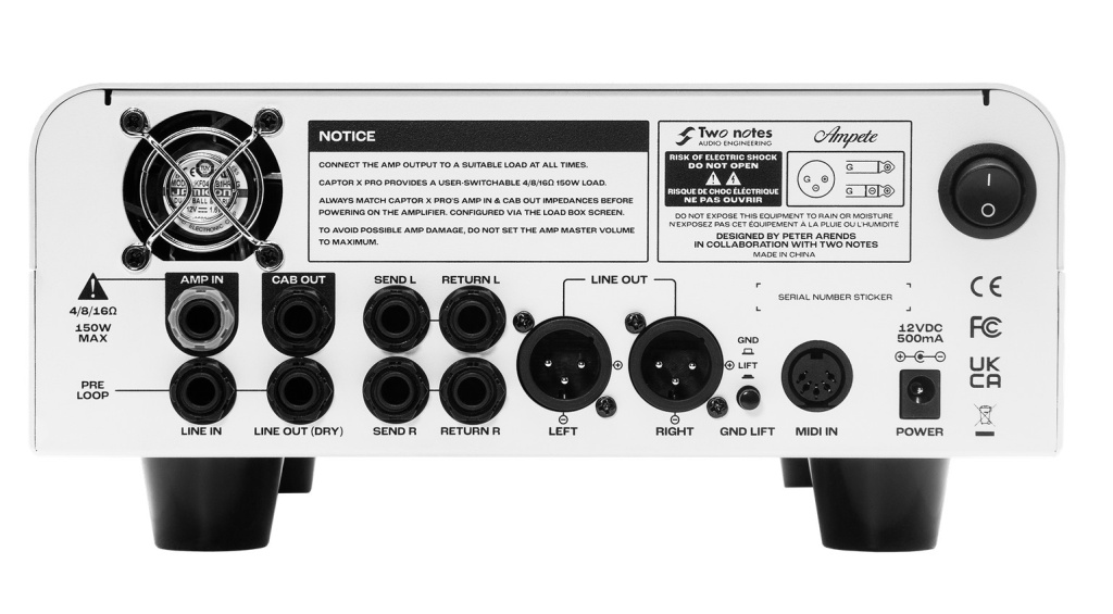 Captor X Pro's I/O section