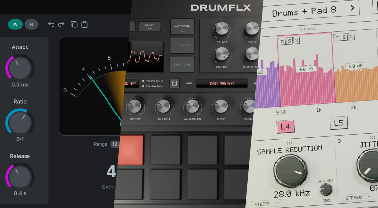 Gluon, DRUMFLX, BIT LAYER: Free Plugins of the Week