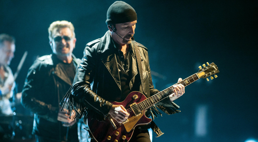 Les Paul, part of The Edge's gear