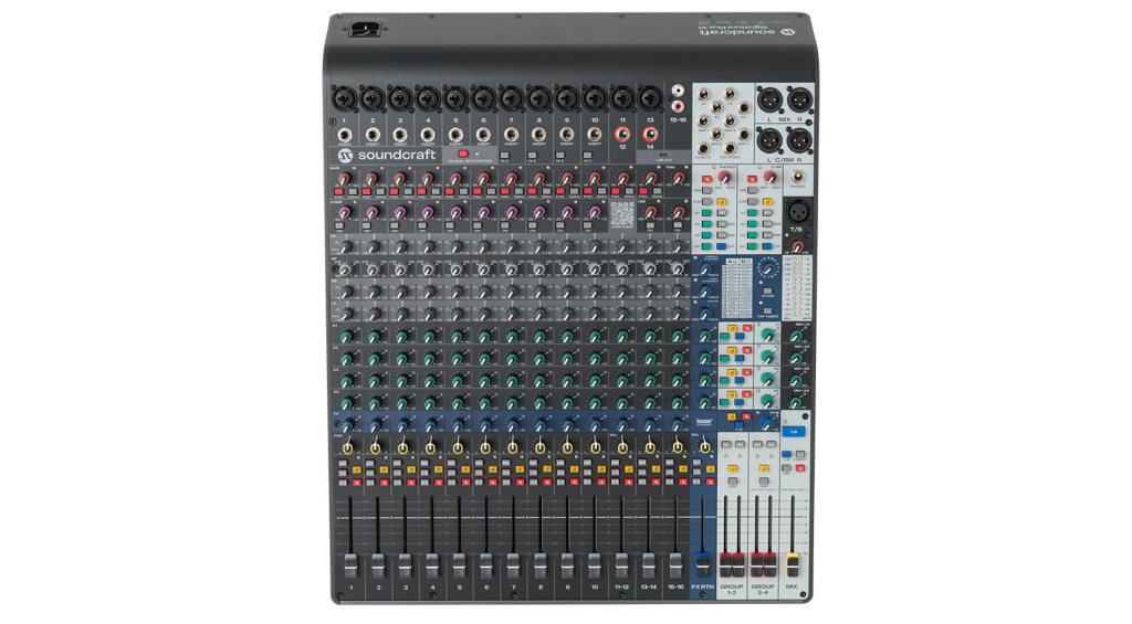 Soundcraft Signature Plus 16 Top view