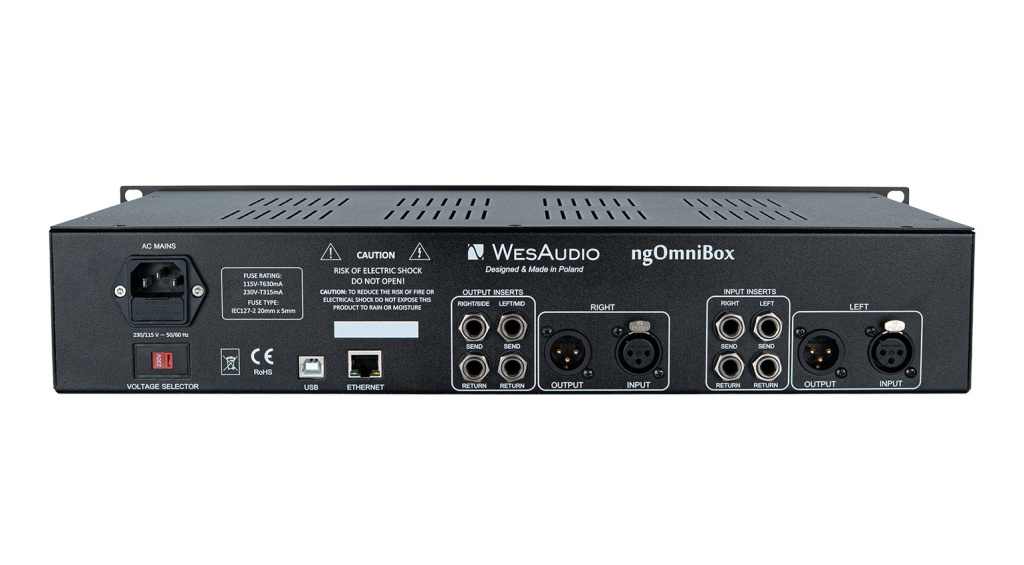 WesAudio ngOmniBox Rear panel