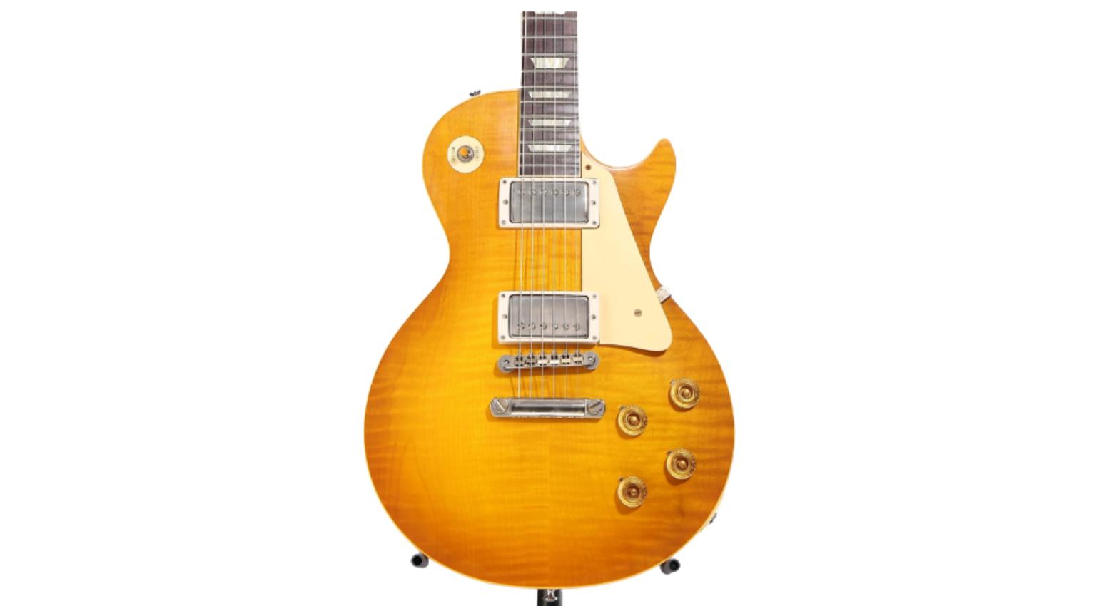 Gibson Custom 1959 Les Paul Standard Reissue Electric Guitar - Dirty Lemon, VOS