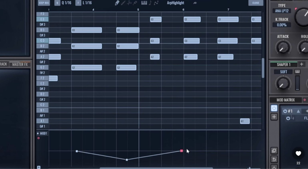 VPS Avenger 2.5 Piano Roll and MIDI