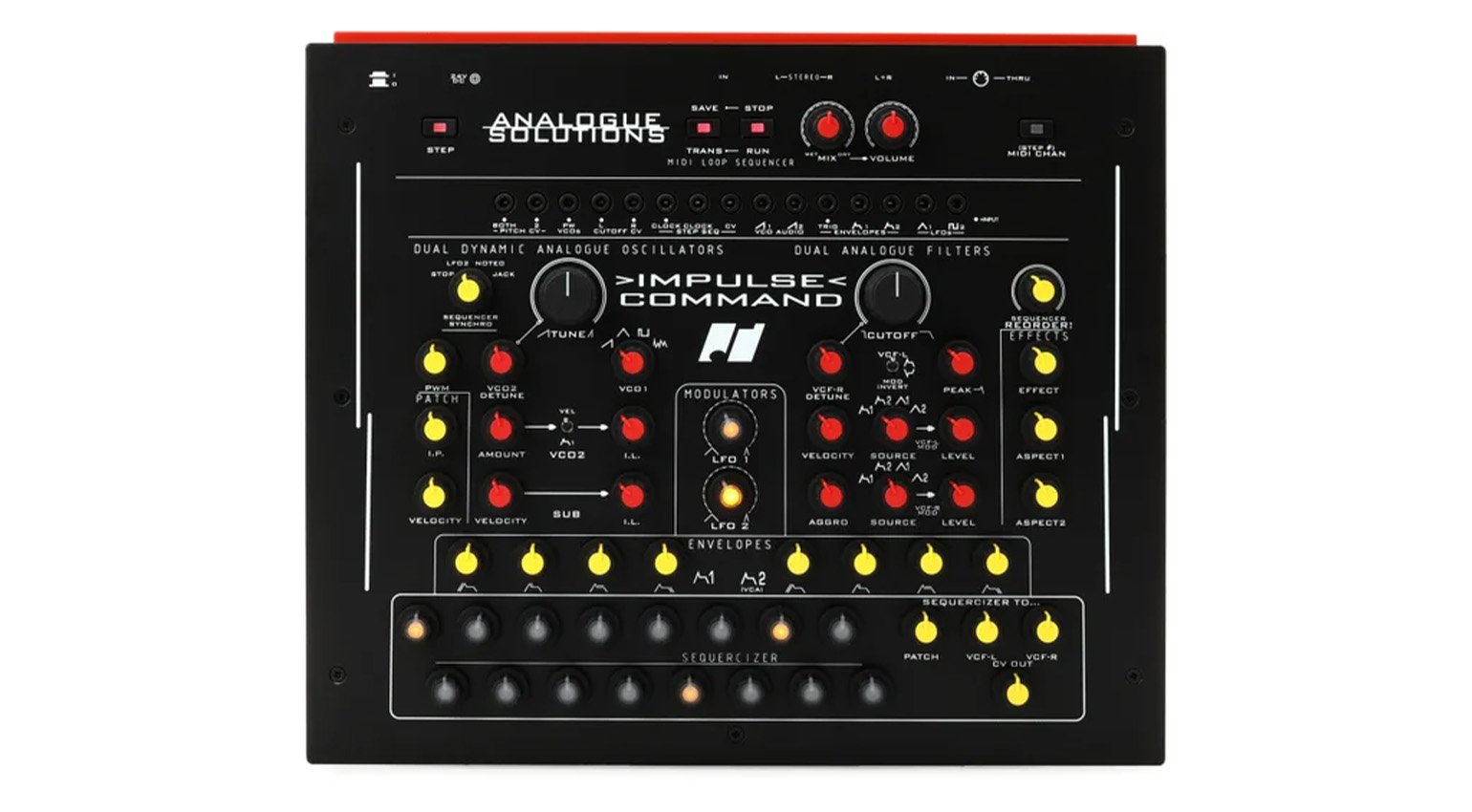 Analogue Solutions Impulse Command Semi-modular Analog Synthesizer with Step Sequencer