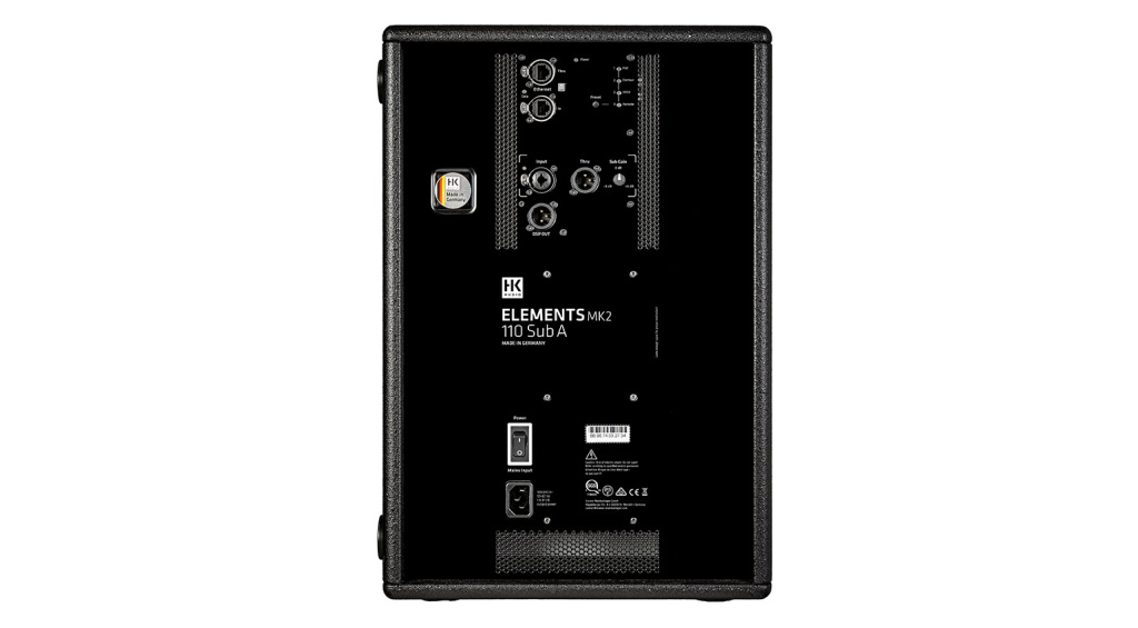 HK Audio ELEMENTS MK2 110 Sub A Rear panel
