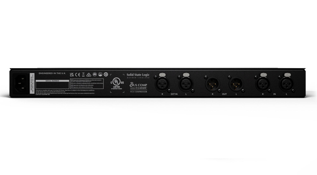SSL Bus Comp Classic Rear panel