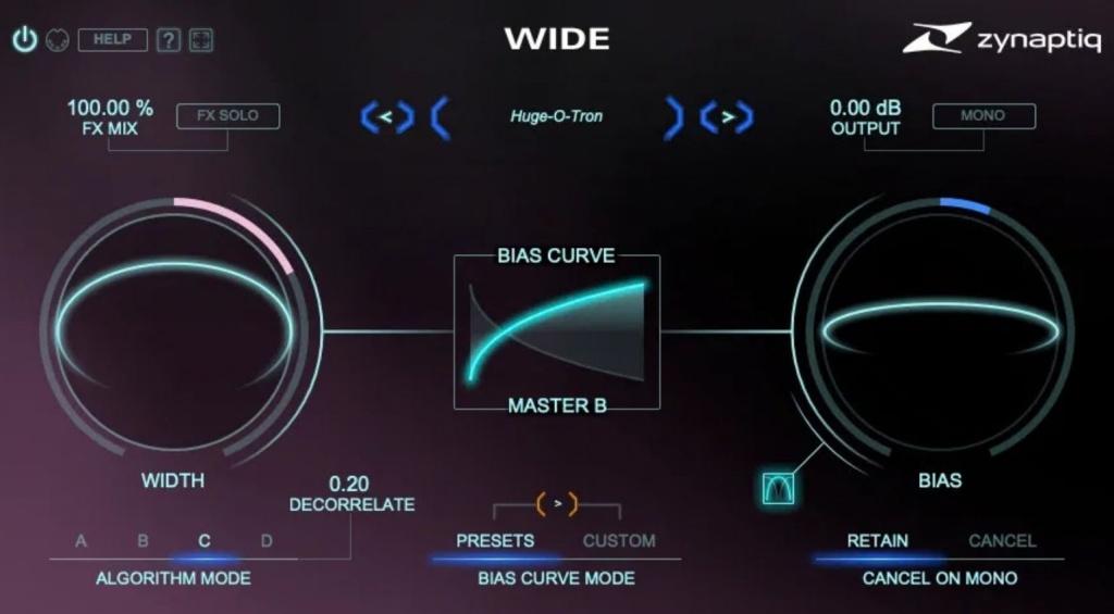 zynaptiq LOUD and WIDE: WIDE